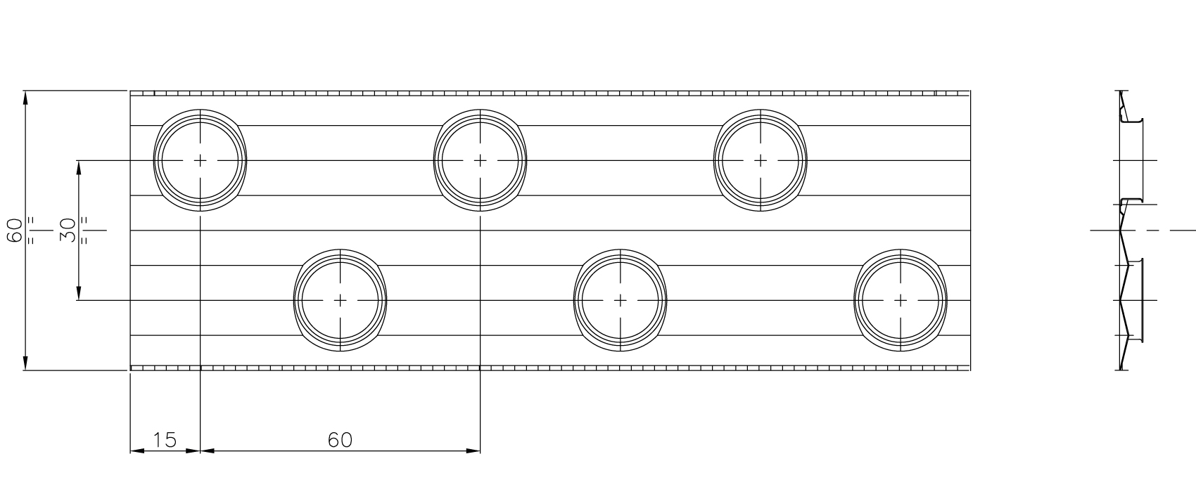 Batterie Modello P 60 - 16 S